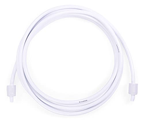Elite Jumps, PVC Jump Rope Replacement Cord, 10' Rope with Snap-Lock Cord Ends - 4mm/5mm/6mm PVC Cord - color: White, size: 6mm