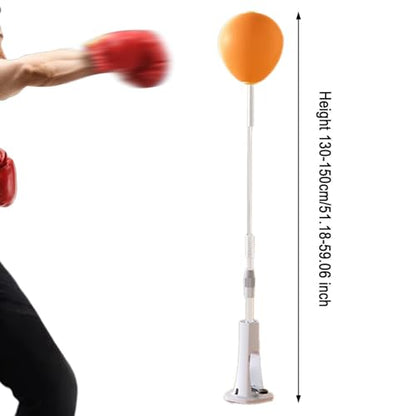 Boxing Reaction Ball Punching Bag with Stand Freestanding Reflex Ball Speed Ball Training Game Exercise Hand Eye Coordination Equipment with - size: Adults