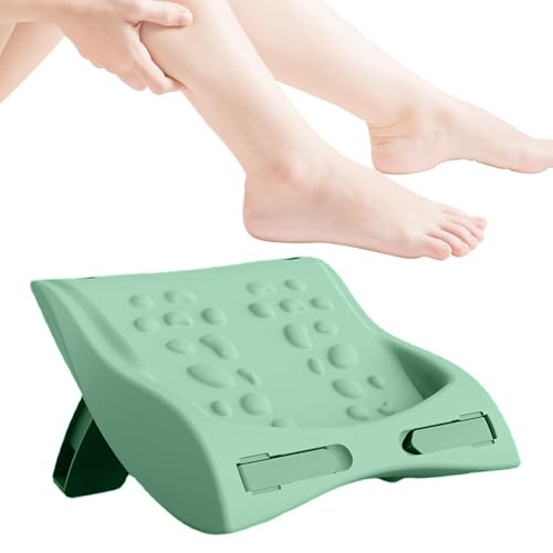 ANGGREK Stretch Board, Foldable PE ABS Muscle Tension Massage Relaxation Standing Plate Fitness Pedal, with Non Slip TPR Rubber Handle, for Foot Arm Back Waist Exercise