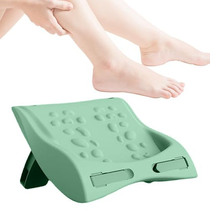 ANGGREK Stretch Board, Foldable PE ABS Muscle Tension Massage Relaxation Standing Plate Fitness Pedal, with Non Slip TPR Rubber Handle, for Foot Arm Back Waist Exercise