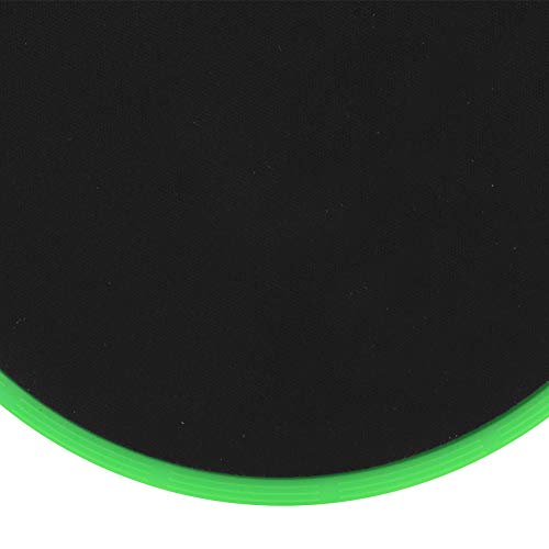Core Slider Gliding Discs 2Pcs | Full Body Workout for Core Strength/Balance/Stability | Portable Exercise Discs for Home/Gym/Travel | EVA ABS Round Green Design