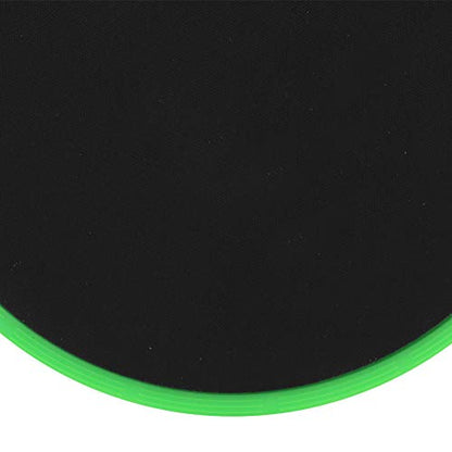 Core Slider Gliding Discs 2Pcs | Full Body Workout for Core Strength/Balance/Stability | Portable Exercise Discs for Home/Gym/Travel | EVA ABS Round Green Design
