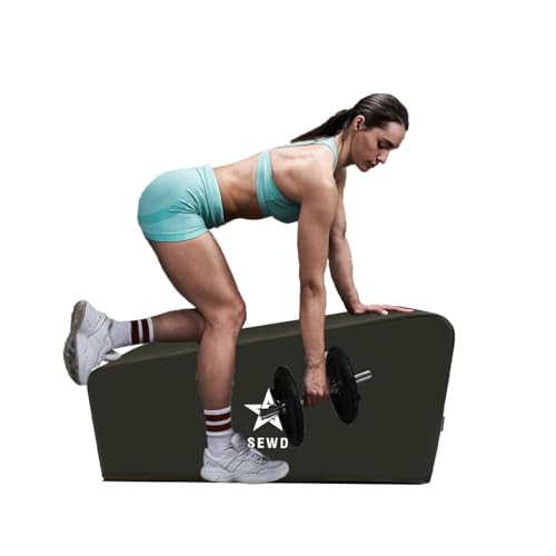 Pilates and Yoga Bench by SEWD – Portable Workout Bench for Full Body Exercise with Handle – Weight Training, AB Workout, Hip Thrust and Glute Training Home Gym Equipment
