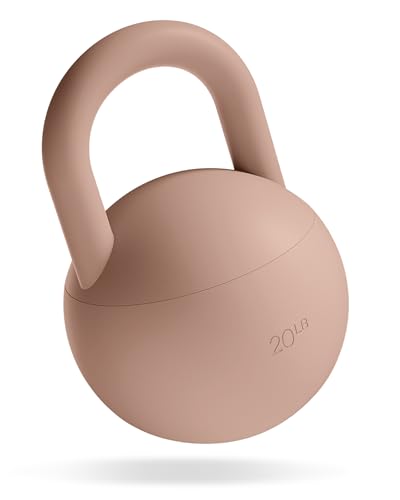 Bala Kettleball Soft Kettlebell for Women - Core & Strength Training - color: Sand, size: 20.0 Pounds