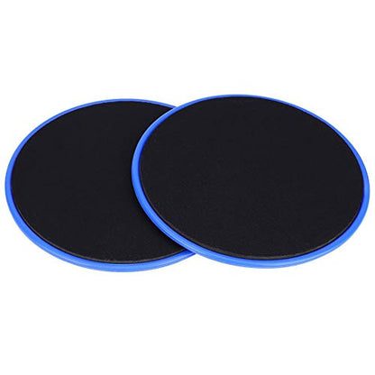 2Pcs Exercise Sliders, Sliding Disc Fitness Core Slider Dual Sided Use Sport Full Body Workout on Carpet Hardwood Floors