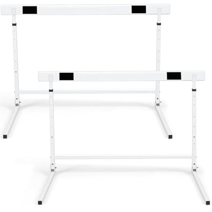 Adjustable Height Hurdles from 27 to 42 Inch Foldable Track and Field Equipment Jumping Speed and Agility Training Hurdle for Track Soccer Athletic Basketball Courses Drills