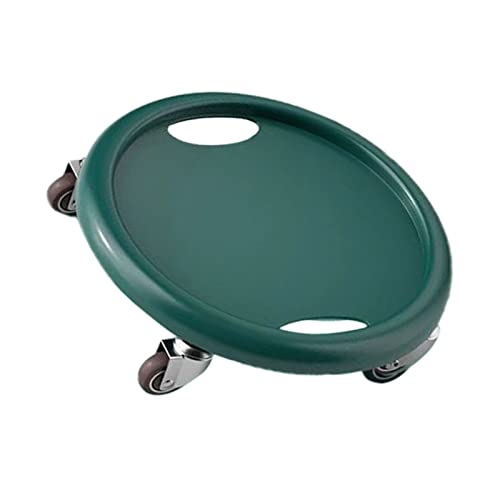 Core Slider Ab Workout Sliding Disc Abdominal Training Tool with 4 Rollers for Home Gym Black Professional Accessories for Use - color: Dark Green