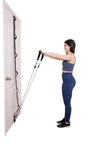 Anchor Strap for Resistance Band Exercises, Heavy Duty Door Gym Band,Full Body Multi-Point Home Gym, Portable Workout Equipment, Easy to Instal, No Hardware Necessary