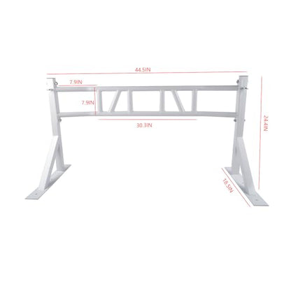 White Multi Grip Pull Up Bar Multifunctional Dip Station for Indoor Home Gym Workout Pull Up Bar 440 lbs Training Equipment Mixizap