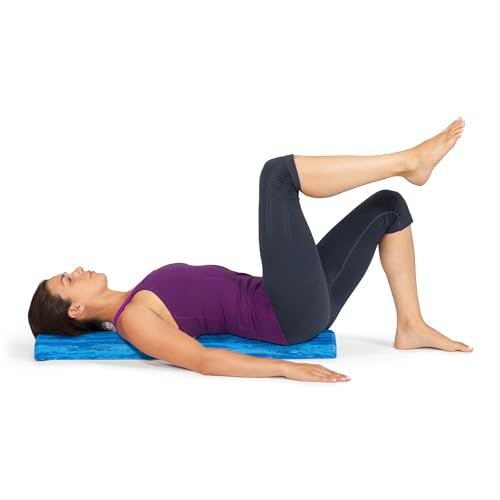 OPTP PRO-Roller Soft Density Foam Roller – Low Density Soft Foam Roller for Physical Therapy, Pilates, Yoga Foam Roll Exercises, and Muscle Recovery - Blue 36" x 6" x 3" Half-Round - color: Blue 36" X 6" X 3" Half-round