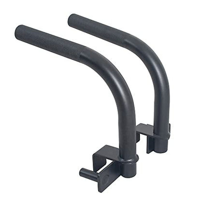 Sunny Health & Fitness Power Cage Squat Rack Upgrade Attachments, Dip Bar, Plate Bar Holder, Belt Squat, J Hook, Lat, Adapter, U Ring, Pull Up Bar, Landmine, Captain's Chair, Tricep Rope For Home Gym - style: Dip Bar