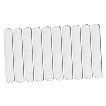 TOYANDONA 10pcs Weighted Steel Plates for Fitness Training Metal Weight Vest Electroplated Finish for Strength Training and Workout Accessories
