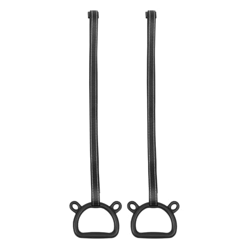 Mikinona Gymnastics Rings Set for Pull-up Exercising and Bodybuilding, Thickened Sturdy Indoor Fitness Rings with Adjustable 2m Straps for ’s Home Workout Training