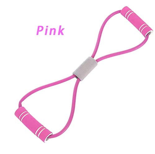 Yoga Fitness Resistance Bands Figure-of-Eight Chest Expander Elastic Muscle Training,Gym Equipment Fitness Rubber Bands Sports Elastic Bodybuilding Training