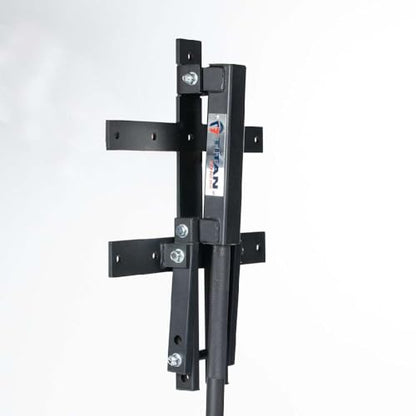 Titan Fitness Pop-Out Pull-Up Bar, Rated 250 LB, Space-Savings Wall-Mount Foldable 33mm Kipping Bar
