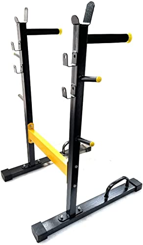 sainio 4 in 1 Dip Stand, bar Holder, Plate Holder and Push up Stand for Home Gym