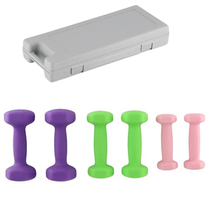 Dumbbell Hand Weights for Women, Neoprene Hexagon Non-Slip Weights Dumbbell Set for Home Gym - size: 1+2+3 LBS