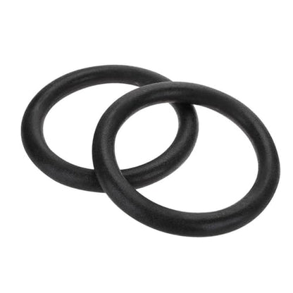CLISPEED D Ring 2pcs Workout Ring Muscular Cross-Training Strength Bodybuilding Plastic Training Replacement Rings Gymnastic Bodyweight Black for Workouts Cross Gym Fitness