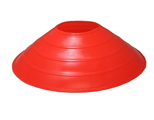 BlueDot Trading High Visibility Sports Cones for Agility Training, Soccer, Football, Basketball, Field Cone Markers for Adults or Kids, Orange, Quantity 25-Pack
