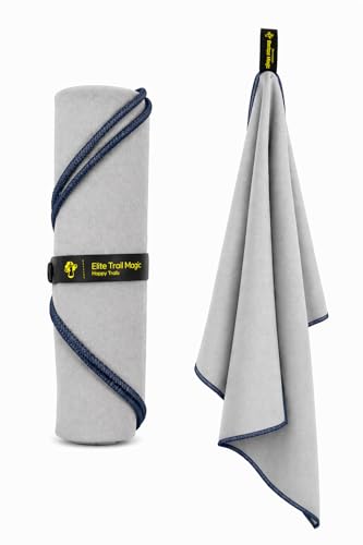 Backpacking Ultralight Quick Dry Microfiber Soft Fast Drying Hand and Face Towel Wash Cloth Camping Yoga Hiking Active Lifestyle (Gray, Medium 16x28) - color: Gray, size: Medium