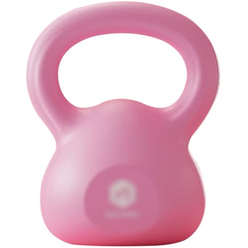 Kettlebell Weights Home Use Women's Sports Training Kettle Bells, Gym Arm Muscle Training Kettle Ball, Weight Loss, Small Space(Pink-15LB)