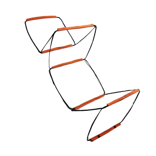 Agility Ladder, Fitness Speed Training Equipment, Agility Training Equipment, Spring Steel Exercise Sensitivity Improve Coordination Speed Training Exercise Ladders for Kids - size: 6 Rungs
