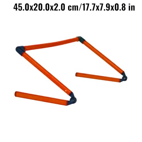 Foldable Speed Agility Hurdles for Football Training Adjustable Compact Portable Training Hurdle for Sports Fitness