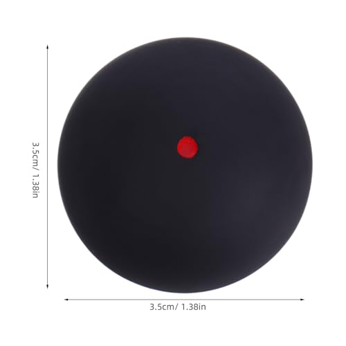 Toddmomy 1pc Squash Balls Single Dot Trainning Squash Ball Professional high Elasticity Resistant to Play for Beginners and Training