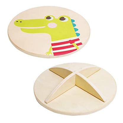 Wooden Balance Board With Crossed Base Balance Kids Rocking Seesaw Balance Board Sensory Training Rocking Board Balance Training Equipment Indoor Outdoor