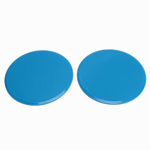 Pilipane Exercise Core Sliders Gliding Discs Dual Sided Compact Portable Full Body Workout Equipment for Home Gym Travel ABS 7inch 2pcs (Blue) - color: Blue