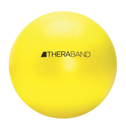 THERABAND Mini Ball, 9-Inch Pilates & Yoga Exercise Ball, Small Inflatable Core Ball for Stability, Balance, Rehab, Physical Therapy & At-Home Workouts, Soft Non-Slip Surface, New Version
