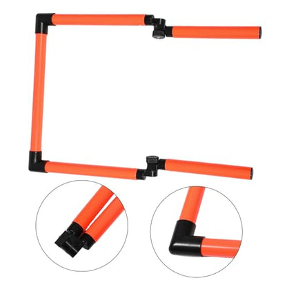Totority Agility Hurdles for Speed Training Versatile Equipment for Athletes for Soccer Basketball Drills Jumping Agility Skills