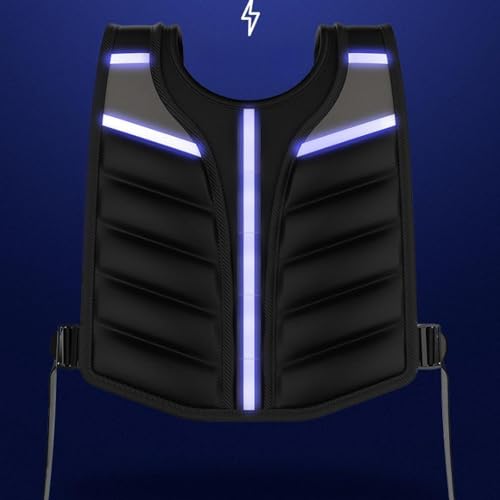 Weighted Vest Weight Vest Weighted Jacket with Reflective Stripe for Running Calisthenics