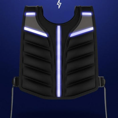 Weighted Vest Weight Vest Weighted Jacket with Reflective Stripe for Running Calisthenics