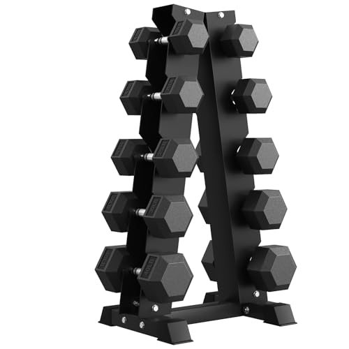 Hex Dumbbell Sets with Rack, 85-560lb Dumbbell Weight Set & Storage Rack - size: 260lb (15, 20, 25, 30, 40lb)x2& Rack
