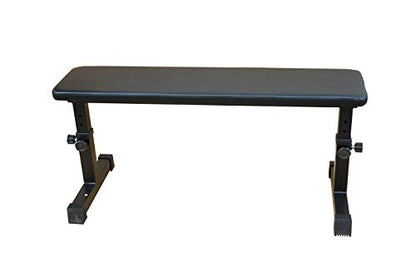 Mufti-Functional Adjustable Height Utility Flat Weight Bench for Strength and Abdominal Training, Exercise Dumbbell Bench for Daily use.