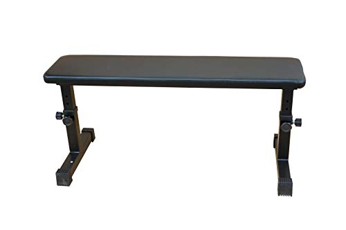 Mufti-Functional Adjustable Height Utility Flat Weight Bench for Strength and Abdominal Training, Exercise Dumbbell Bench for Daily use.
