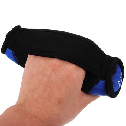 Soft Dumbbells 2lb Pair Portable Hand Weights for Running Fitness Training Blue Sandbag Arm Exerciser Home Workout Equipment