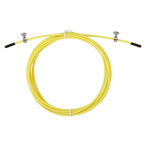 PATIKIL Speed Jump Rope Replacement Cable Professional Skipping Rope Steel Wire Replace for High Speed Jump Ropes - color: Yellow