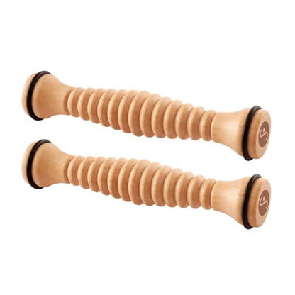 Body Back Wooden Foot Roller, Foot Massager for Plantar Fasciitis, for Stress Relief Support and Relaxation Through Smooth Fasciitis Roller Circulation Foot Pain Acupressure, 2 Pack - style: 2-Pack