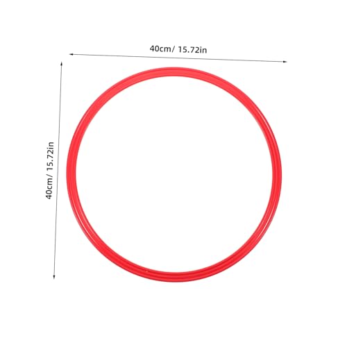 Abaodam 4pcs Agility Training Rings Versatile Plastic Speed Hoops for Soccer Drills Coordination Improvement Durable for Multiple Sports Activities