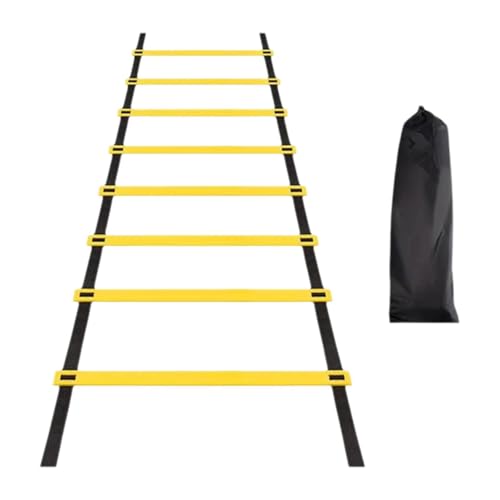 Agility Ladder Speed Ladder Portable Fitness Training Jumping Obstacles Outdoor Sports Folding Football Footwork Training - size: 4 Meters 8 Sections
