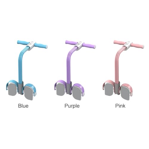 CALIDAKA Multifunction Tension Rope,6 Tube Elastic Yoga Pedal Puller Resistance Band,Pedal Puller Resistance Rope,Fitness Equipment for Abdomen/Waist/Arm/Leg Stretching Slimming Training(Blue) - color: Blue