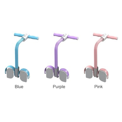 CALIDAKA Multifunction Tension Rope,6 Tube Elastic Yoga Pedal Puller Resistance Band,Pedal Puller Resistance Rope,Fitness Equipment for Abdomen/Waist/Arm/Leg Stretching Slimming Training(Blue) - color: Blue