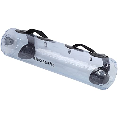 PVC Folding Yoga Weight Bearing Water Bag, Adjustable Aquabag for Fitness Training, Water Filled Sandbag with Durable Nylon Handle for Strength Muscle Workout
