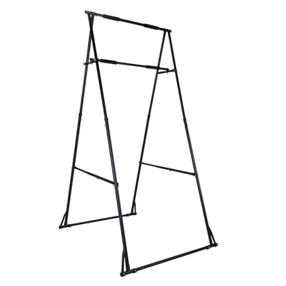 Foldable Pull Up Bar Stand Free Standing Power Tower Workout Station Adjustable Dip Bar for Home Gym Strength Training Equipment