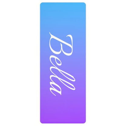 Custom Name Yoga Mat,Personalized Travel Yoga Exercise Mat,Non Slip,Perfect for Kids & Adults,Gradient Color D Series - color: Style 10