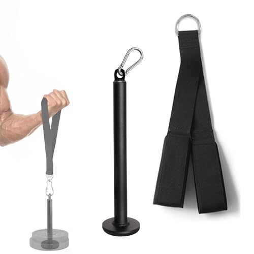 Wrist and Forearm Blaster, Wrist Roller Forearm Strengthener Arm Exerciser Wrist Trainer Muscle Strength Blaster Fitness Equipment for Wrist Forearm Arm Hand Strength Training - color: with loading pin