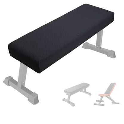 Weight Bench Cover, Workout Bench Cover, Gym Bench Cover, Protection for Adjustable Flat Weight Exercise Fitness Bench, Sit-up Board - Dustproof, Anti-Slip & Machine Washable.(Cover only)