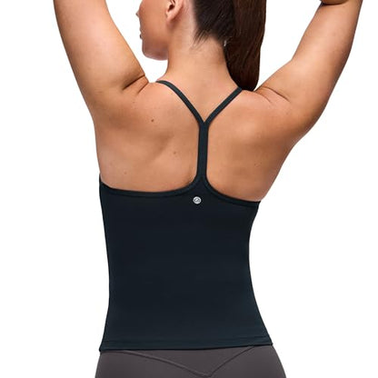 CRZ YOGA Butterluxe Y Back Tank Tops - color: True Navy, size: X-Small